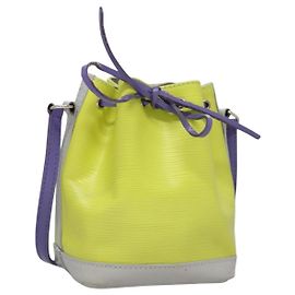 LOUIS VUITTON Epi Nanonoe Schultertasche Gelb M42501 LV