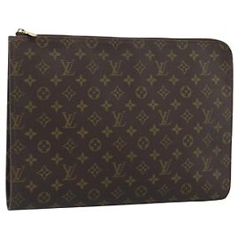 LOUIS VUITTON Monogram Posh Documents Briefcase M53457 LV