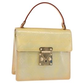 LOUIS VUITTON Monogram Vernis Spring Street Hand Bag Gris M91029