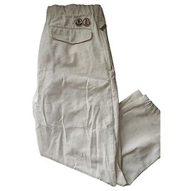 Moncler Baumwollhose Creme