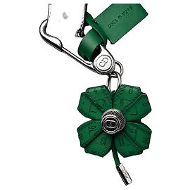 Charm Dior Trifoglio in Pelle Verde