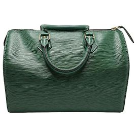 Louis Vuitton Borsa Speedy 30 in pelle Epi verde