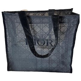 Dior Cannage Borsa Tote in Velluto Nero