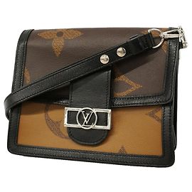Louis Vuitton Monogram Giant Reverse Dauphine MM Shoulder Bag