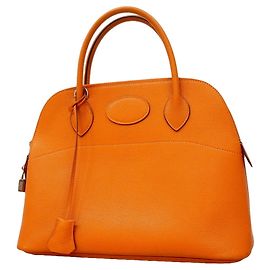 Hermès Borsa Hermes Bolide 31 in pelle Chevre Orange