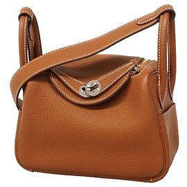 Hermès Borsa a mano Hermes Lindy Mini in Gold