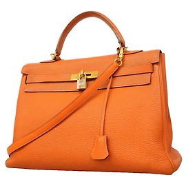 Hermès Borsa Hermes Kelly 35 in pelle Togo