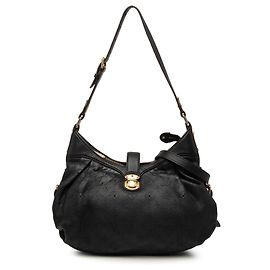 Louis Vuitton Black Monogram Mahina XS