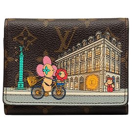 Portafoglio Victorine Louis Vuitton Brown Monogram Vivienne in Paris