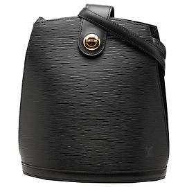 Louis Vuitton Black Epi Cluny