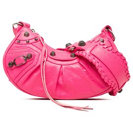 Balenciaga Pink Lambskin Motocross Le Cagole XS