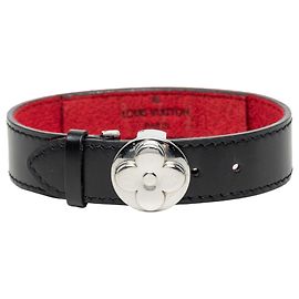 Pulsera Louis Vuitton Black Monogram Mat Wish