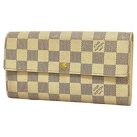 Louis Vuitton Damier Azur Portefeuille Sarah Long Wallet