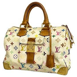 Bolso Louis Vuitton Monogram Multicolor Speedy 30 M92643 Blanc