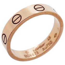 Anel Mini Love Cartier em ouro rosa 18K