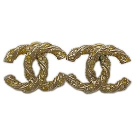 Chanel Coco Mark Strass-Stecker-Ohrringe