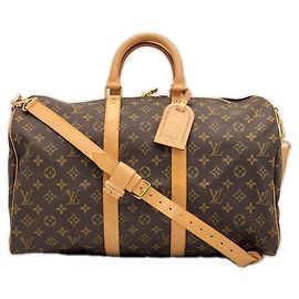 Louis Vuitton Monogram Keepall Bandoulière 45 Boston Bag