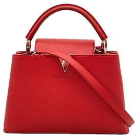 Louis Vuitton Taurillon Leather Capucines PM Handbag