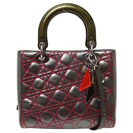 Christian Dior Lady Dior Anselm Reyle Cannage Quilt Leather Medium