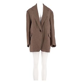 Autre Marque Casaco de lã castanho LOW CLASSIC M