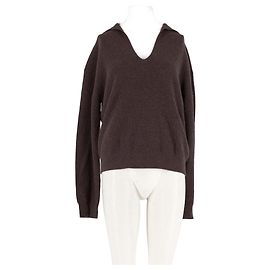Autre Marque Jersey de cachemira marrón