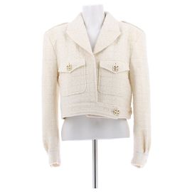 Givenchy Cropped Wool Jacket Beige