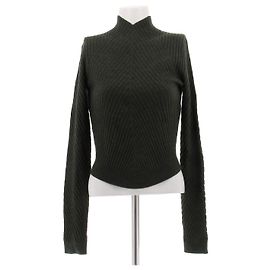 Maglione in lana verde Victoria Beckham