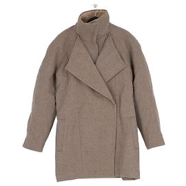 Autre Marque Beiger mittellanger Mantel