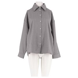 Autre Marque Camisa de lana gris SELIIJAN M