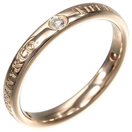 Tiffany & Co. Flat K18 Oro Rosa / 3P Diamante