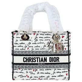 Dior Borsa Tote Lady Delight Medium White Multi