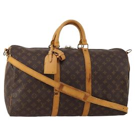 LOUIS VUITTON Monogram Keepall Bandouliere 50 Sac Boston M41416 LV
