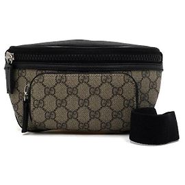 Gucci Bolsa Tiracolo Supreme em Lona e Couro