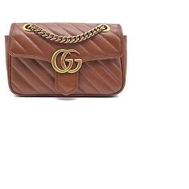 Gucci Mini Borsa a Tracolla con Catena Marmont Matelassé