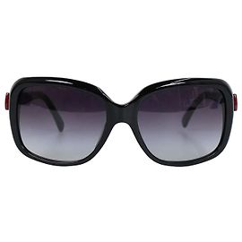 Chanel Occhiali da sole Petite Ribbon Black Red