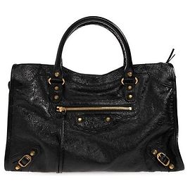 Balenciaga Borsa City Tote Small Vintage Gold Accents