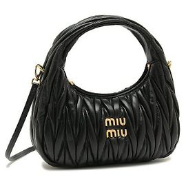 Miu Miu Borsa Hobo Wander Materasse in pelle Napa