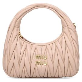 Miu Miu Borsa Hobo Wonder Materasse in pelle Nappa