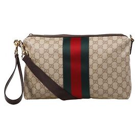 Gucci Borsa a tracolla GG Medium con dettaglio WEM