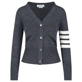 Thom Browne Klassischer V-Ausschnitt-Cardigan aus Kaschmir