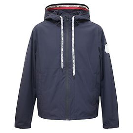 Moncler Windbreaker Jacke in Mitternachtsblau