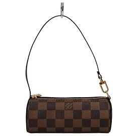 Louis Vuitton Damier Mini Papillon Borsa a mano marrone in pelle