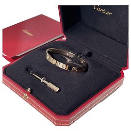 Cartier Bracciale LOVE Classic Semi-Pave Oro Rosa