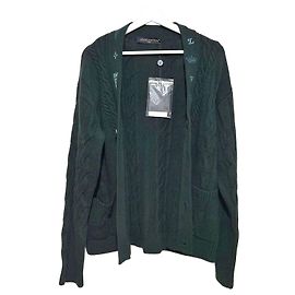 Louis Vuitton Bestickter Wollcardigan mit Zopfmuster