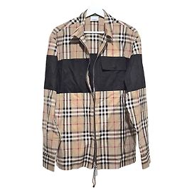Burberry Casaco com zíper xadrez vintage