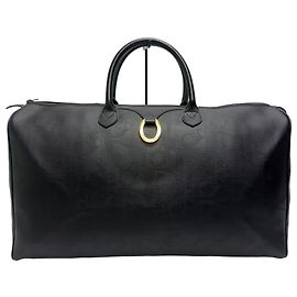 Dior Borsa Boston Trotter Nera Borsa da Viaggio Unisex