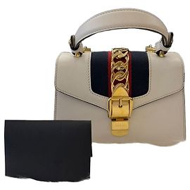 Gucci Sylvie Mini Crossbody Bag White