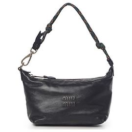 Miu Miu Lederbeutel Kaffeebraun