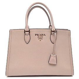 Prada Saffiano Medium Satchel Tote Schultertasche