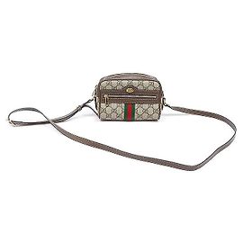 Gucci GG Supreme Canvas Web Ophidia Mini Crossbody Bag